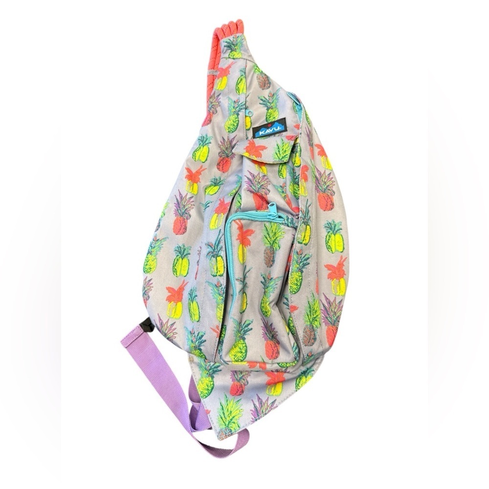 KAVU Pineapple Mini Rope Sling Pack Bag